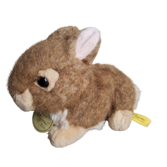 Aurora Miyoni Tots 7" Brown Baby Bunny Rabbit Stuffed Animal Plush 2019 - Picture 1 of 10